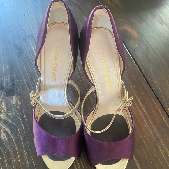 Caparros Purple Gem Heels - Picture 3 of 4
